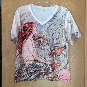 Mermaid NWOT jersey tee